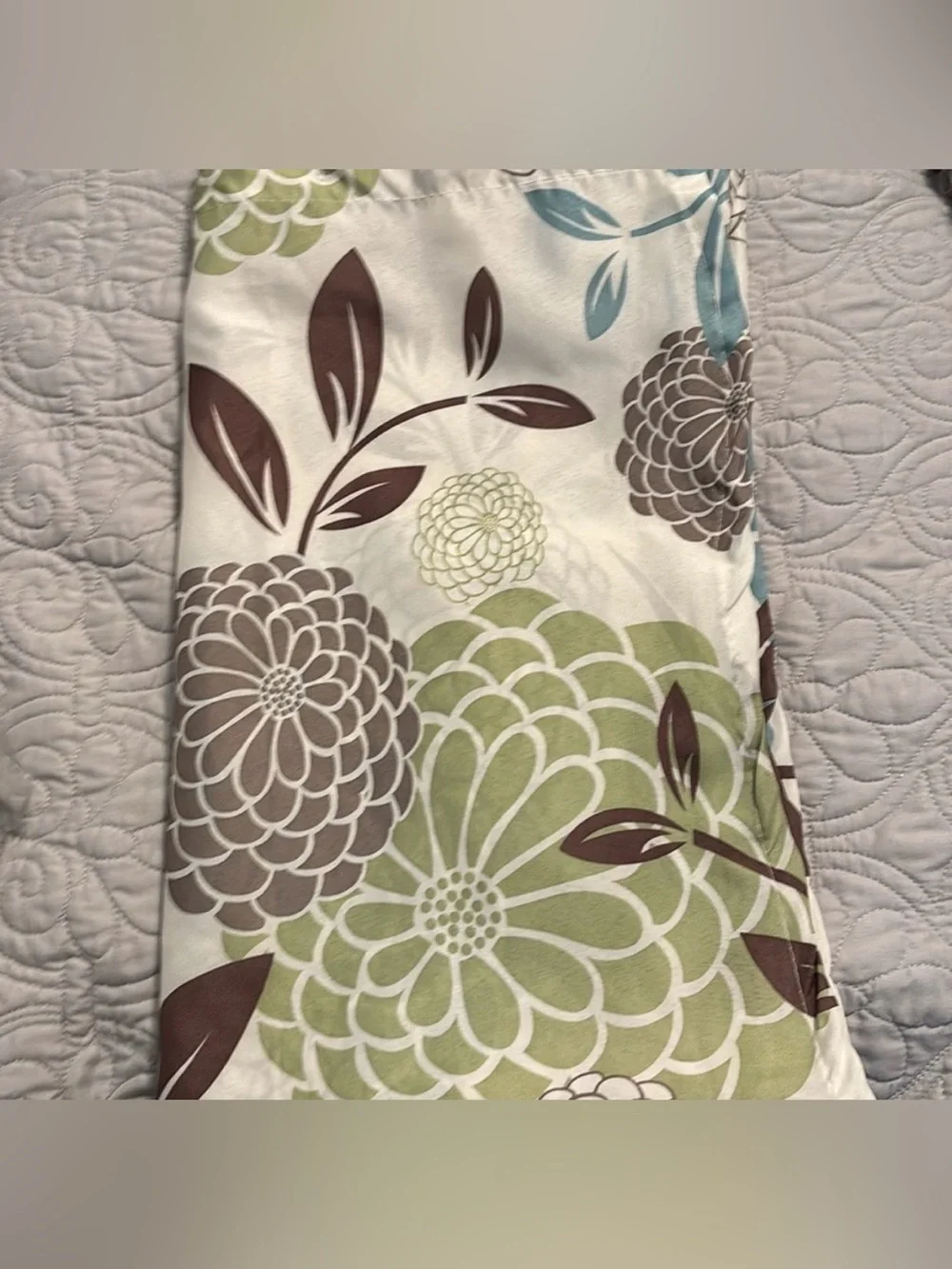 Shower curtain with shower hooks